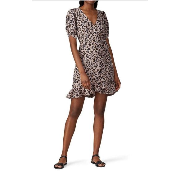 Sanctuary Leopard Wrap Mini Dress Rent The Runway Pre-Loved XS - Picture 1 of 9